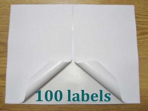 100 Shipping Labels Self Adhesive Half Sheet Print Paper USPS Postage 8.5 x 5.5