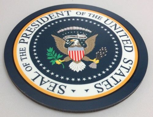 Presidential Seal/eagle mouse pad round.