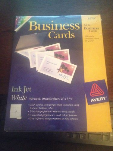 Unopened 400 Avery InkJet Business Cards