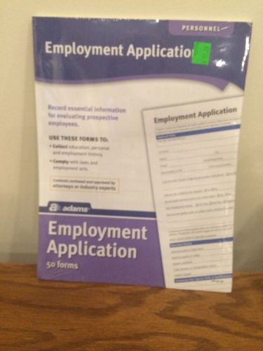 Adams Application For Employment - HR104