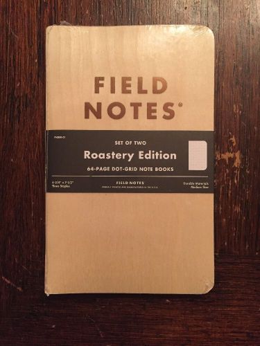 Field notes roastery edition starbucks tasting room coffee notebooks limited for sale