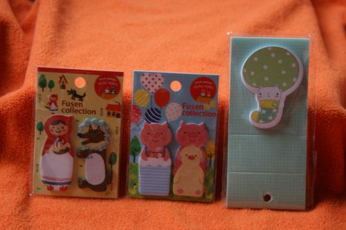 3 X Cute Memo Pad BN - KIDS STATIONERY (  POST IT NOTES )