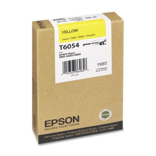 EPSON - ACCESSORIES T605400 YELLOW INK CARTRIDGE 110ML FOR