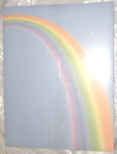 Geopaper Rainbow Design 25 sheets, 8-1/2&#034; x 11&#034; Desktop Paper Laser or Ink Jet