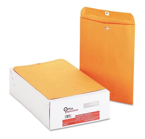 2 pack 9x12 kraft clasp manila shipping mailing envelopes 200 free shipping for sale