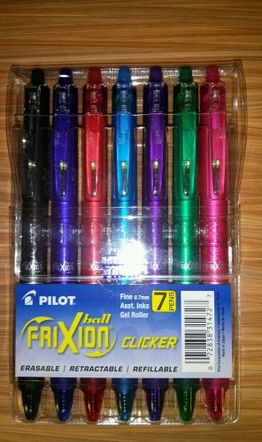 Pilot Frixion ball point Clicker color pens