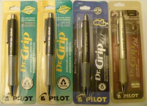 Pilot dr. grip pens &amp; pencil, you get four writing instruments for sale