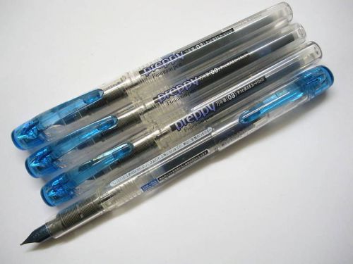 10pcs Platinum Preppy Stainless 0.3mm Fountain Pen with cap Blue(Japan)