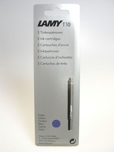 LAMY T10 Fountain pen Ink 5-pk Cartridge BLUE BLACK