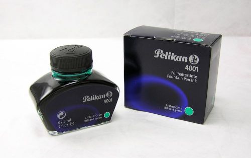 Pelikan 4001 Fountain Pen Ink Bottle Brilliant Green 62.5ml