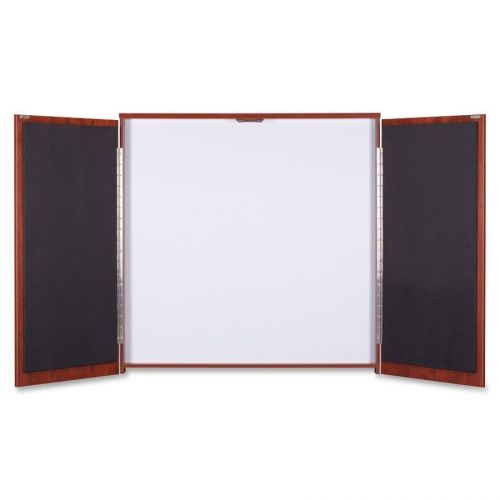 Lorell llr69866 dry-erase whiteboard presentation cabinet for sale