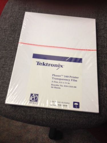 Lot of 3 Tektronix Phaser 540 Copier Transparency Film 8.5&#034; x 11&#034; A-Size -New