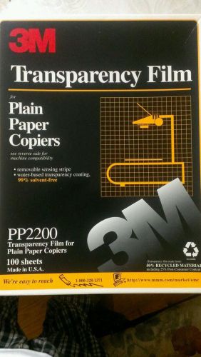 3M Transparency Film For Plain Paper Copiers - PP2200 Free Shipping