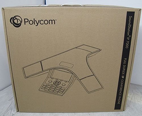  polycom soundstation ip 7000 full duplex ip conference phone 2200-40000-001 ne for sale