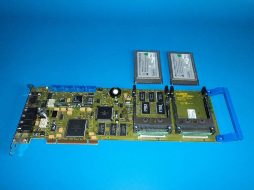 Nortel NT5B15AAAF EE-MSC BCM Media Interface Card w/ 2 NTBB80AB Expansion Cards