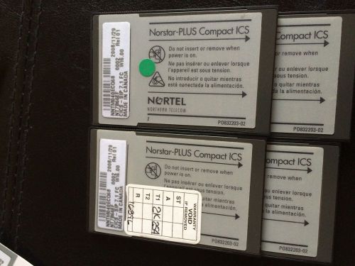 Nortel Networks Compact ICS NT7B66EF SIP 7.1 FC Norstar Meridian CICS MICS