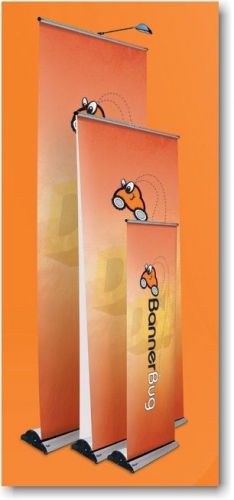 60&#034; Bannerbug Trade Show sign stand with carrying bag!