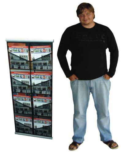 NEW Trade Show Marketing Event Literature Banner Rack Brochure Stand (8 Pocket)