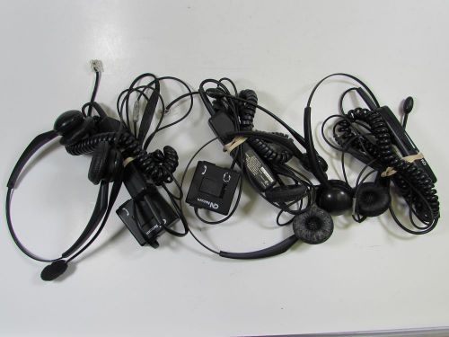 LOT GN Netcom Network Headsets UNTESTED / AS IS