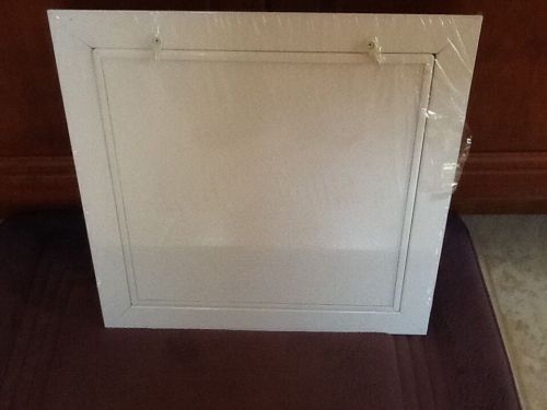 Wall access panel with insulation- 12x12 white-Grill Tech Inc