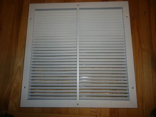 Metalaire V4002RDS Grill HVAC T-Bar Lay-In - 24&#034; x 24&#034;  22&#034; x 22&#034; Neck w damper