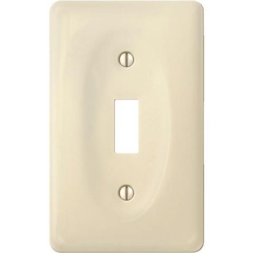 Porcelain Biscuit Switch Wall Plate-BISC/PORC 1 TOG WALLPLTE