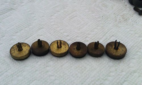 Lot of 7 Vintage No-Rotate Swivle Swiveling Washers 3/8 Rubber and brass