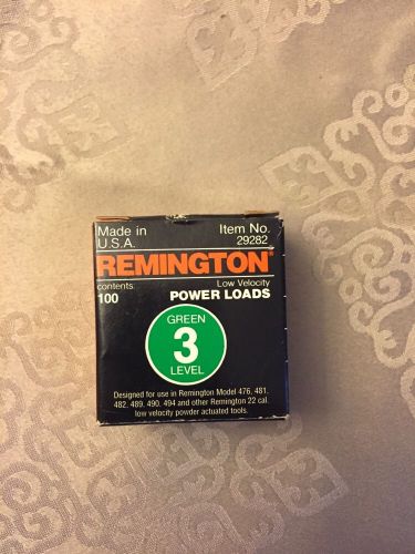 Remington Power Loads Green 3 Level