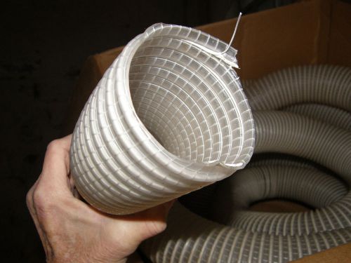 3&#034;X 50 feet PVC flexible tubing/hose. Grey for vacuum,blower, insulation, pump