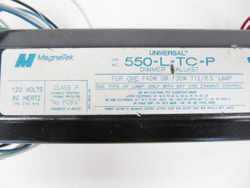 Magnetek 550-L-TC-P Universal Dimmer Ballast  for (1) F40W, F30W T12 Lamps