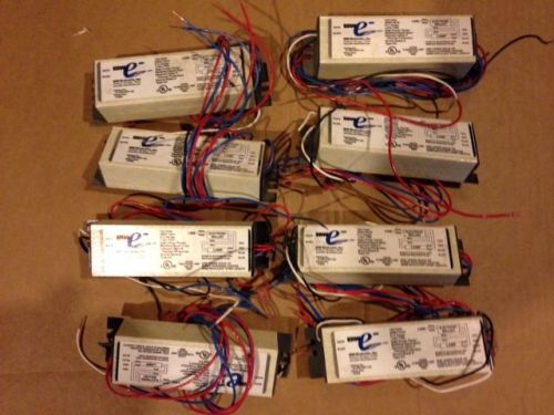 Lot of 8 f15t8 ballasts ebw electronic flourescent lamp ballasts e-1ef2-nnp-1-23 for sale