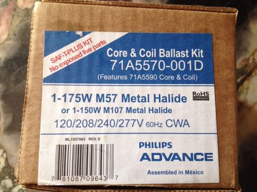 New Advance 175 Watt Metal Halide Core-Coil Ballast Kit 71A5570-001D