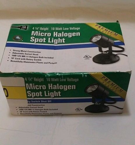 Good earth lighting micro spotlight - halogen bulb -  black  - g19920-bk-i for sale