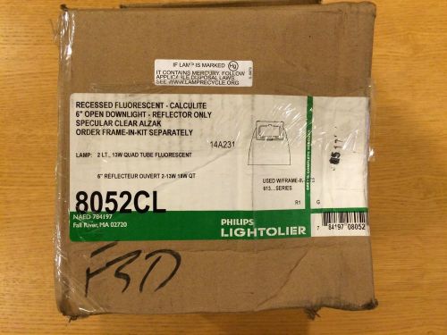 ??????????LIGHTOLIER Calculite 6&#034; CFL Open Downlight Reflector Only 8052CL
