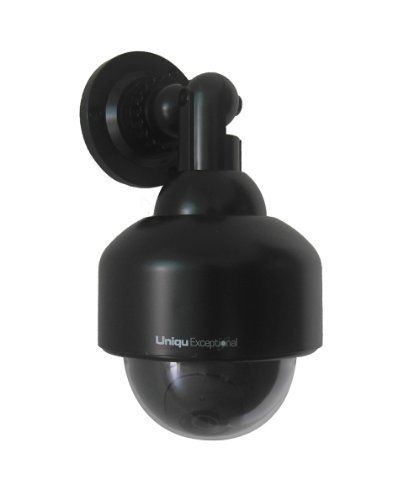 Uniquexceptional udc6 outdoor dome fake security camera with blinking light (cho for sale