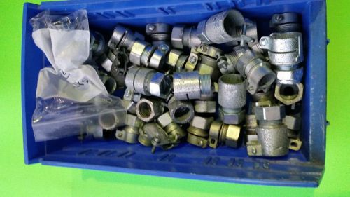 EMT Conduit Electrical Fittings  ( 1 lot of approx. 40 pcs )      NOS