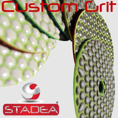 4&#034; Stone Concrete Glass Marble Granite Dry Diamond Polishing Pads Discs - STADEA