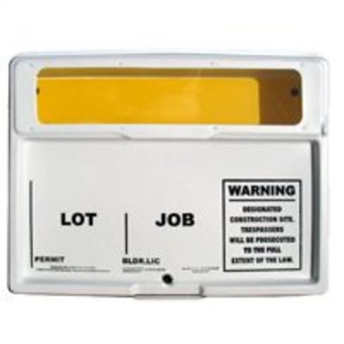 Bx posting permit 21in 27in dhr industries misc jobsite hardware 10101 white for sale