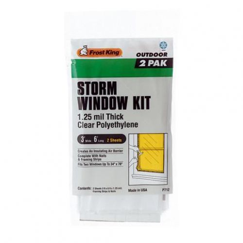 2pk 3x6 storm window kit p712h for sale