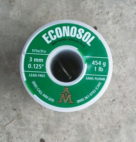 Econosol plumbing solder