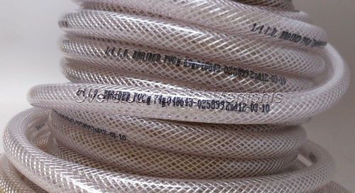 85 feet - 1/2&#034; x 1/4&#034; pvc/vinyl braided tubing #048643-025899 partial roll for sale