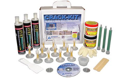 Crack Kit For Crack Injection &amp; Concrete Repair-2 PACK
