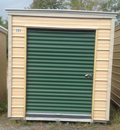 Steel built portable security storage shed for sale