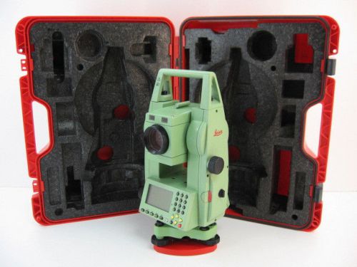 Leica tcr705 5&#034; prismless total station for surveying 1 month warranty for sale