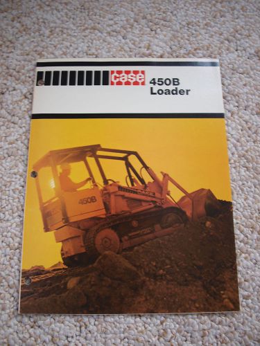 Case 450B Crawler Loader Tractor Color Brochure 6 pg. Original MINT &#039;79