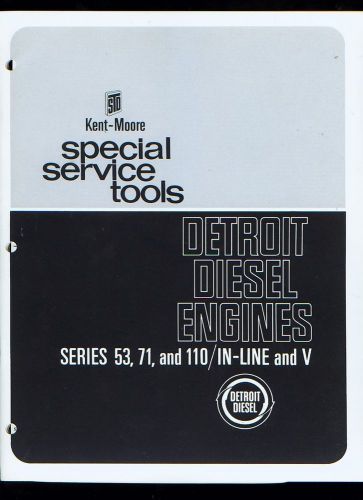 1969 Detroit Diesel Engines Kent-Moore Special Service Tools catalog, price list