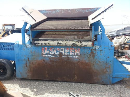 U-screen AX-500 portable screening plant-excellent condition - low hrs -