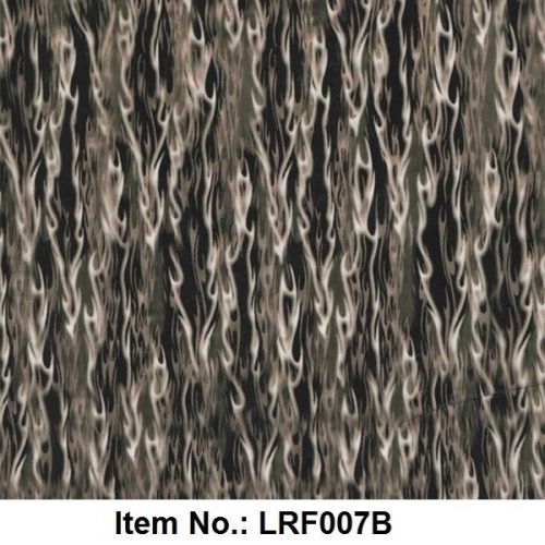 Gray Green Flames Fire Hydrographics Water Transfer Printing Dip Film 50 CM Wide