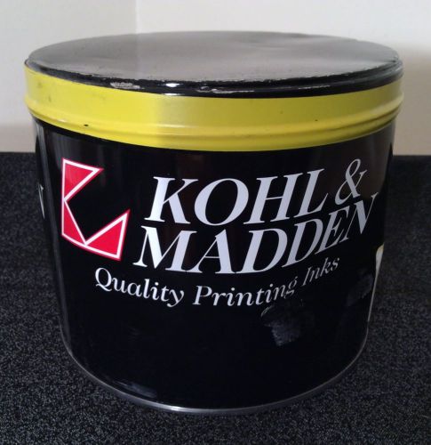 Kohl &amp; Madden Qiuality Printing Ink, Yellow PMS 107, 5lbs, 2001