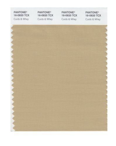 NEW Pantone 16-0920 TCX Smart Color Swatch Card  Curds &amp; Whey